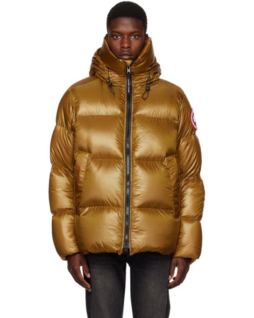 Canada Goose Gold Crofton Packable Down Jacket