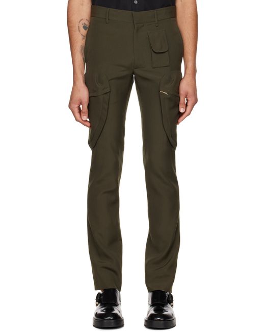 Givenchy Khaki Slim-Fit Cargo Pants