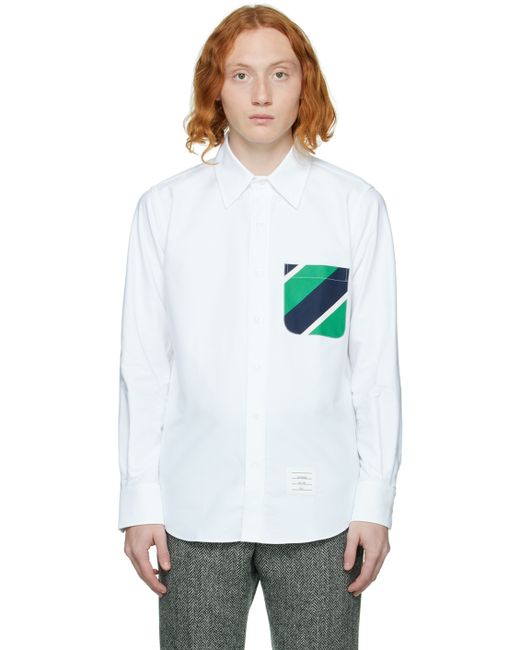 Thom Browne Spread Collar Shirt
