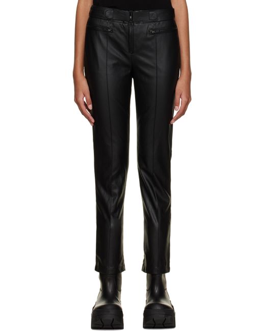 Juun.J Pinched Seam Leather Pants