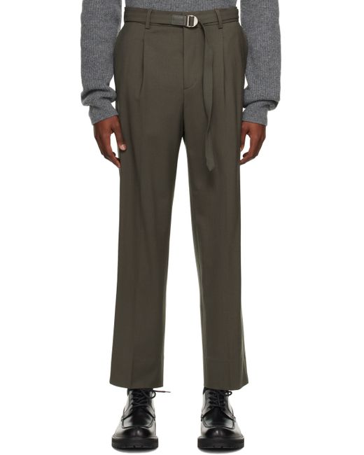 Solid Homme Belted Trousers