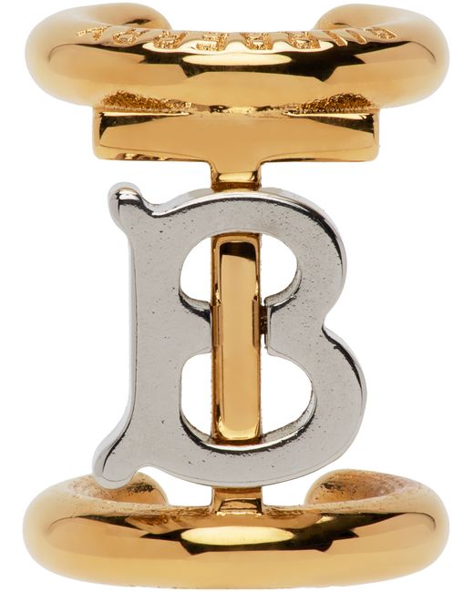 Burberry Gold B Single Ear Cuff