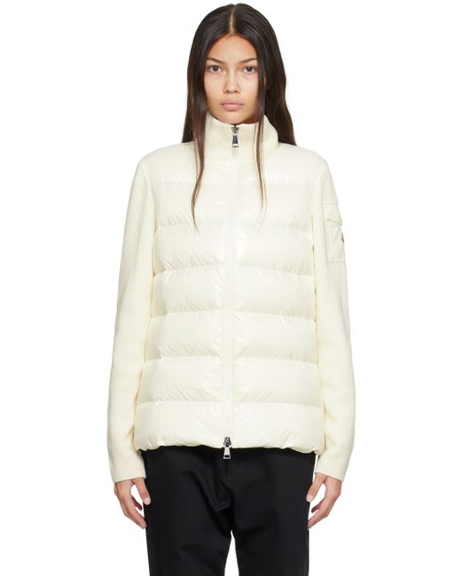 Moncler Padded Down Cardigan