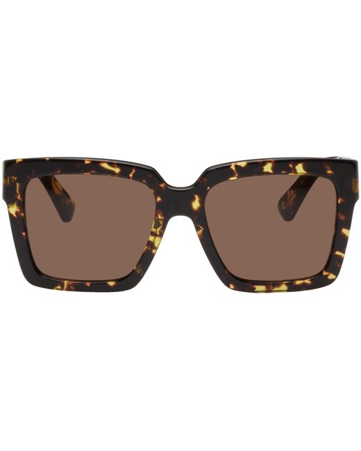 Bottega Veneta Tortoiseshell Square Sunglasses