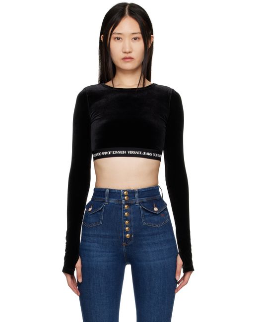 Versace Jeans Couture Cropped Long Sleeve T-Shirt