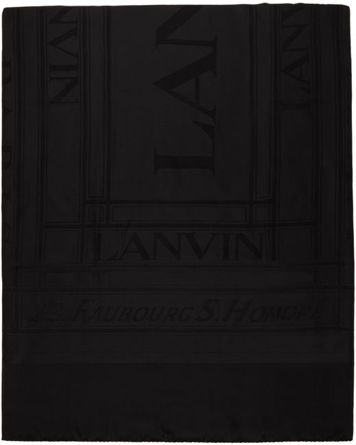 Lanvin Logo Scarf