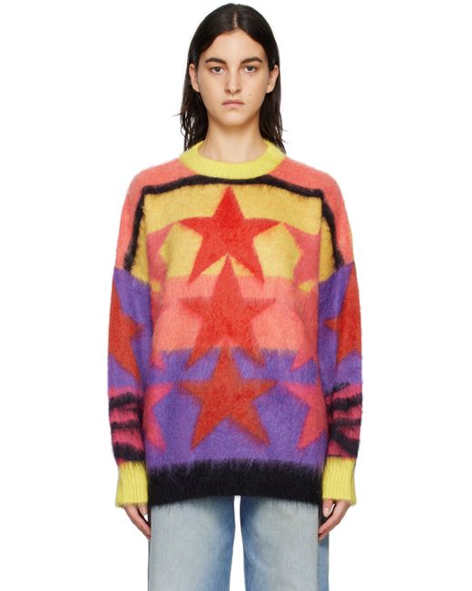 Palm Angels Multicolor Stars Sweater