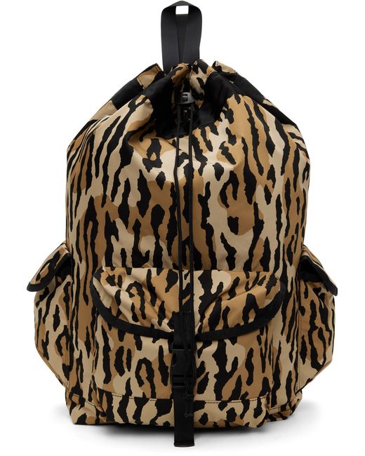 Wacko Maria Black Leopard Backpack