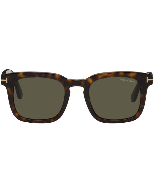 Tom Ford Tortoiseshell Square Sunglasses