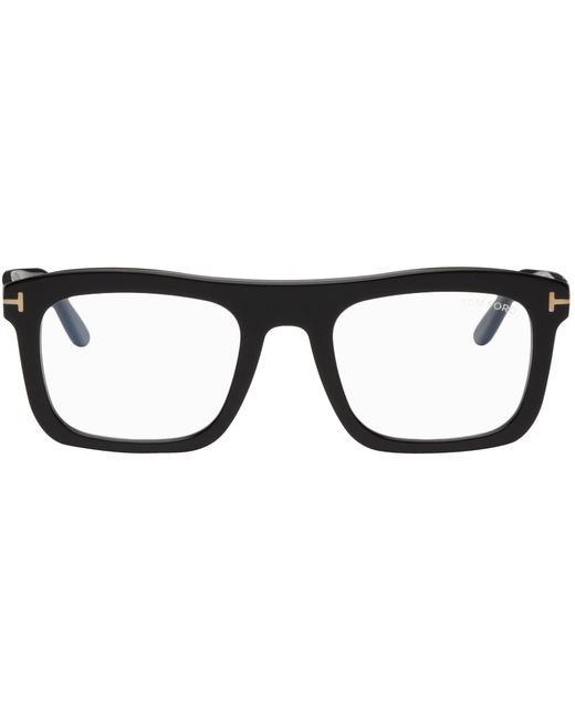 Tom Ford Black Rectangular Glasses