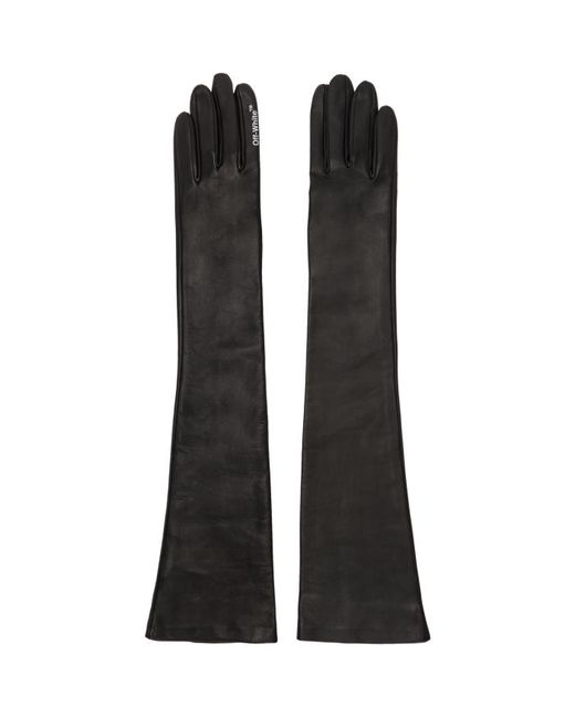 Off-White Leather Gloves