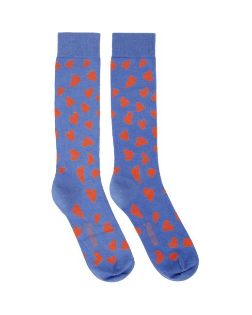 J.W.Anderson All Over Hearts Socks