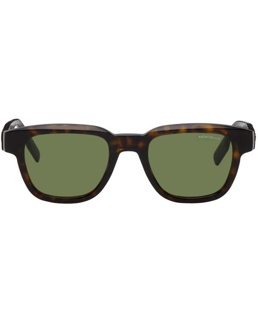 Montblanc Tortoiseshell Sqaure Sunglasses