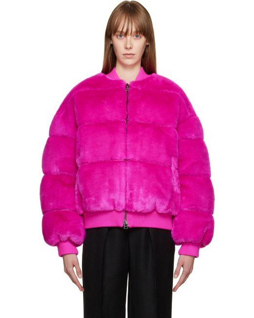 Tom Ford Puffy Faux-Fur Down Bomber Jacket