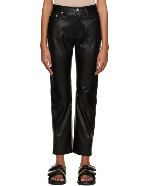 Nanushka Vinni Faux-Leather Trousers