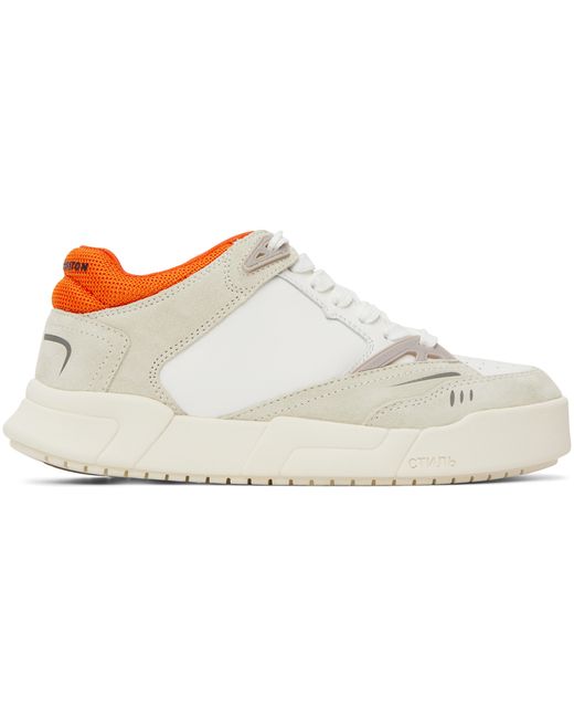 Heron Preston Orange Low Key Sneakers