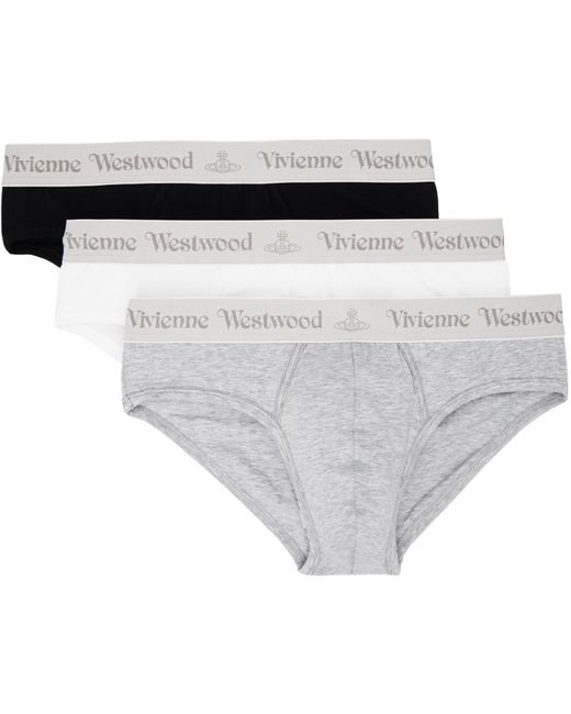 Vivienne Westwood Three-Pack Multicolor Logo Briefs