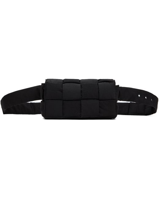 Bottega Veneta Black Cassette Tech Belt Bag