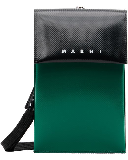 Marni Black Logo Phone Holder