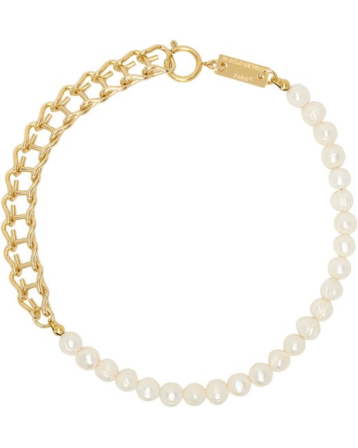 In Gold We Trust Paris Pearl Vintage Necklace
