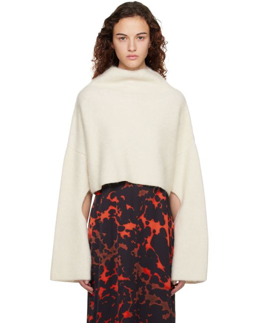 J.W.Anderson Off Cropped Cut-Out Sweater