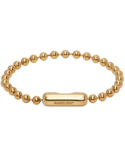 Ambush Gold Ball Chain Bracelet