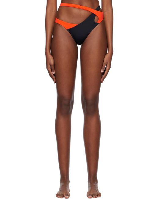 Agent Provocateur Black Orange Racy Bikini Bottoms