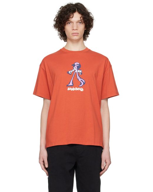 Brain Dead Orange Creeper T-Shirt