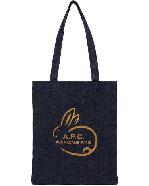 A.P.C. . Navy Lunar New Year 2023 Lou Tote