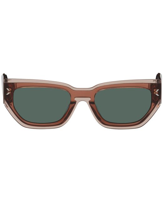 McQ Alexander McQueen Pink Cat-Eye Sunglasses