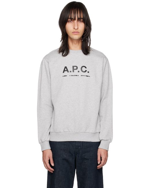 A.P.C. . Gray Franco Sweatshirt