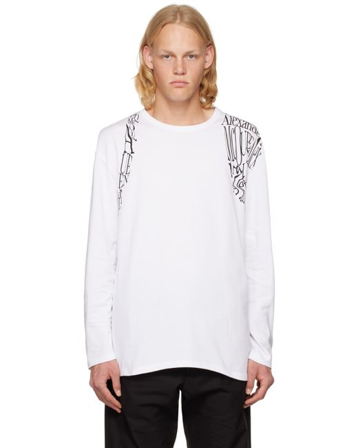 Alexander McQueen Printed Long Sleeve T-Shirt