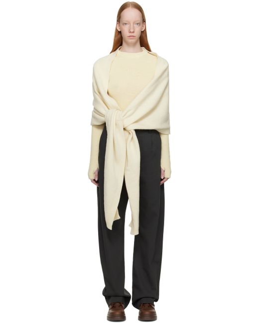 Lemaire Off-White Wrap Scarf