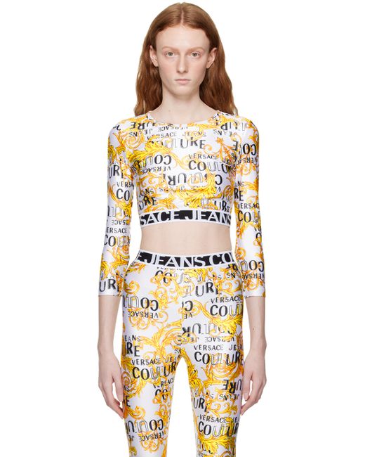 Versace Jeans Couture Graphic Long Sleeve T-Shirt
