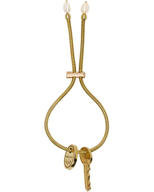 Magliano Gold Sauna Lock Bracelet