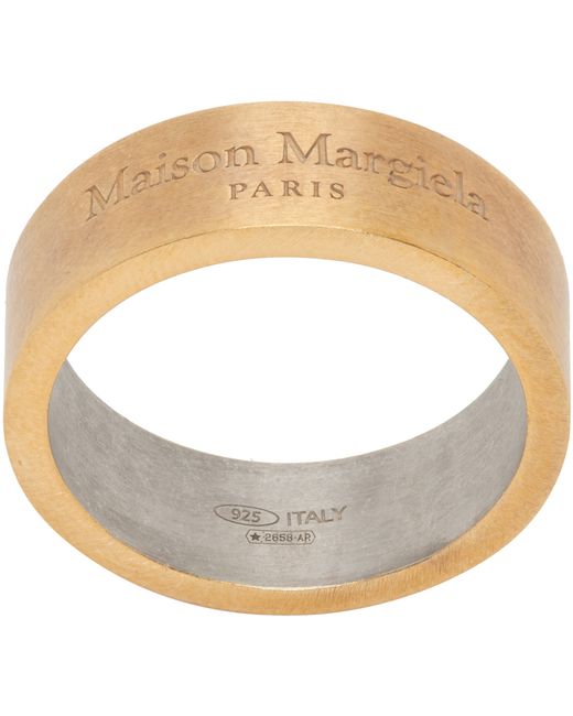 Maison Margiela Gold Brushed Ring