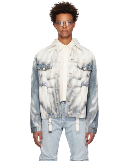 Y / Project Exclusive White Jean Paul Gaultier Edition Denim Jacket