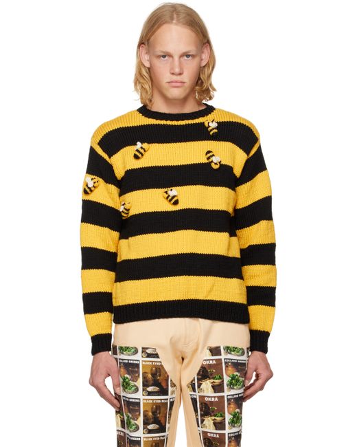 Sky High Farm Workwear Yellow Bee Sweater