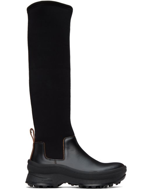 Jil Sander Leather Tall Boots
