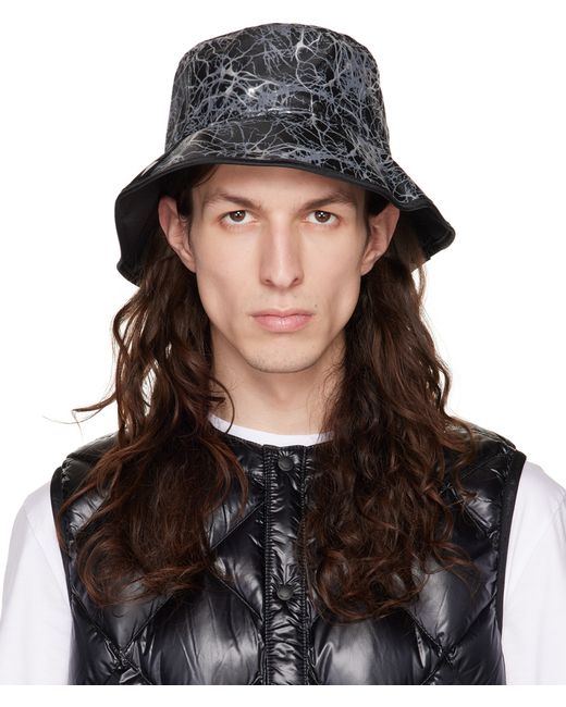 Adidas Originals Black Gray And Wander Edition Reversible Bucket Hat
