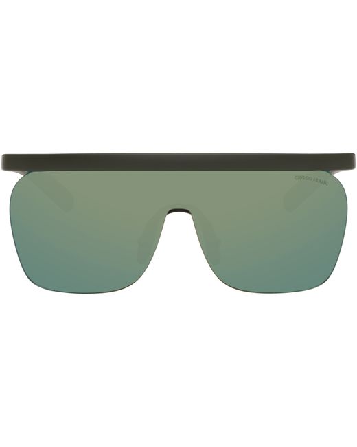 Giorgio Armani Black Shield Sunglasses