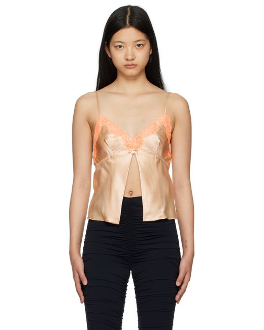 T by Alexander Wang Tan Butterfly Camisole