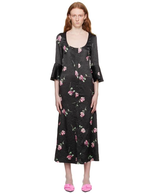 Ganni Floral Maxi Dress