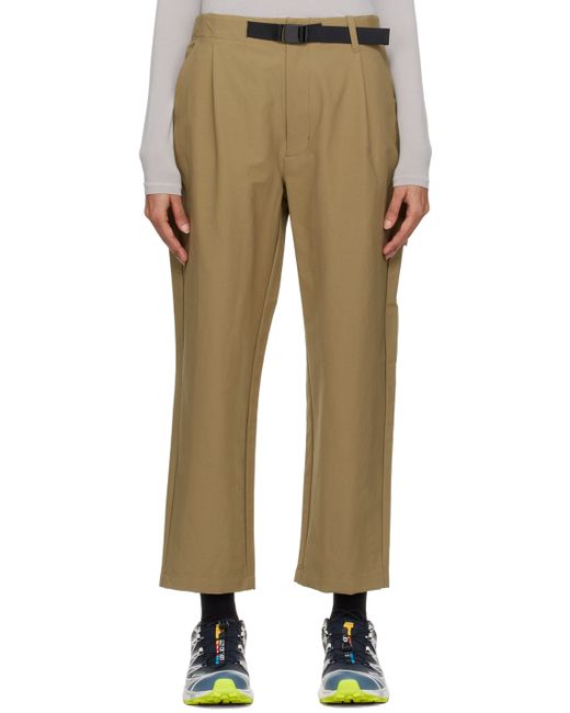Goldwin Khaki One Tuck Pants