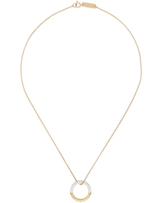 Maison Margiela Gold Silver Cable Chain Necklace