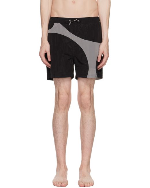 Heliot Emil Gray Converged Shorts