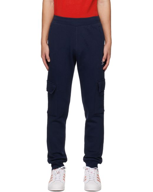 Adidas Originals Navy Trefoil Essentials Lounge Pants