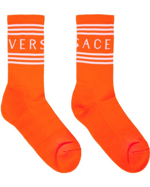 Versace 90s Vintage Logo Socks