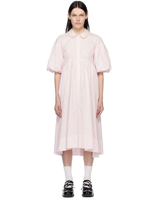 Simone Rocha Puff Sleeve Midi Dress