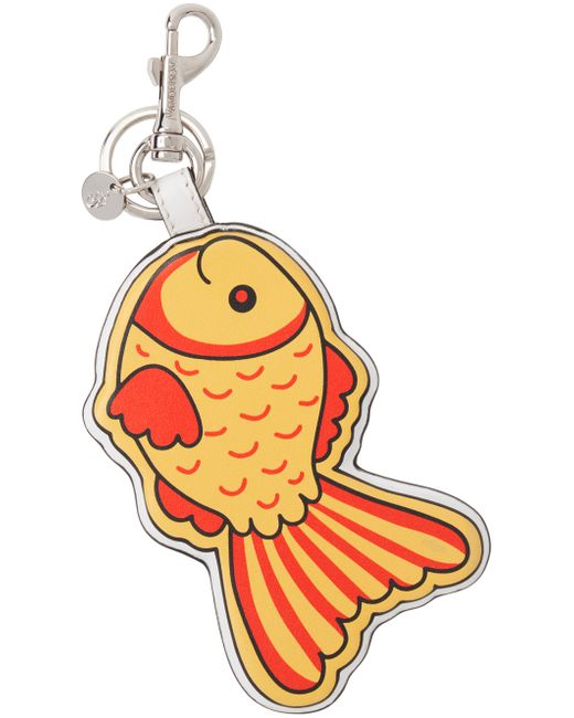 J.W.Anderson Yellow Gold Fish Keychain